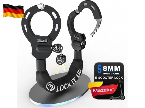 Scooter schloss 8mm - e, |