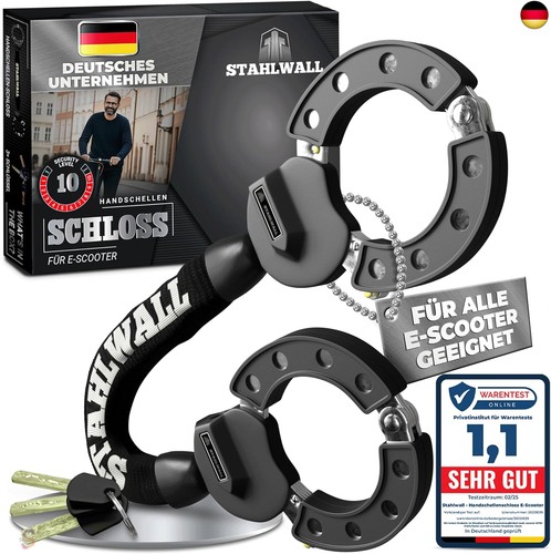 Stahlwall scooter schloss - e,