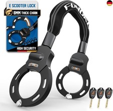 E Scooter Schloss, 8mm Dicke